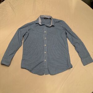 Nautica Blue Button Up Long Sleeve size medium